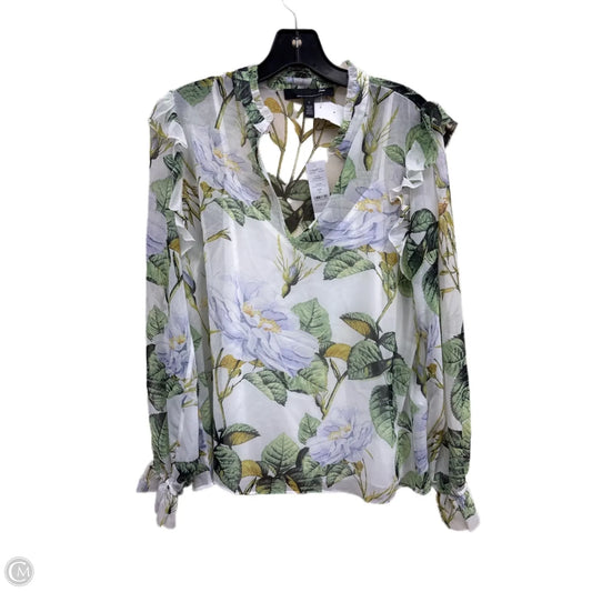 Top Long Sleeve By White House Black Market In Multi-colored, Size: S