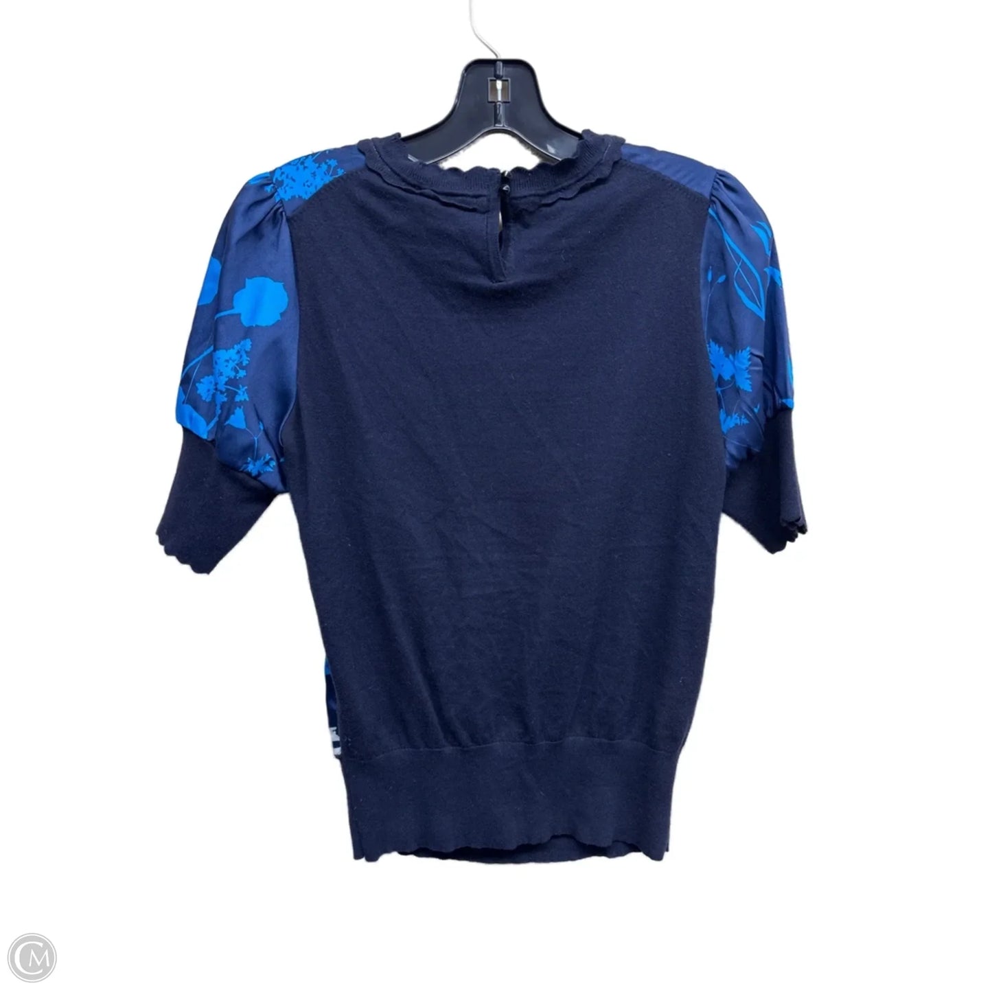 Top Short Sleeve By Ted Baker In Blue, Size: S