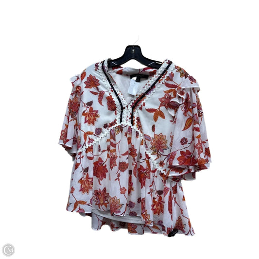 Top Short Sleeve By Marc New York In Multi-colored, Size: M