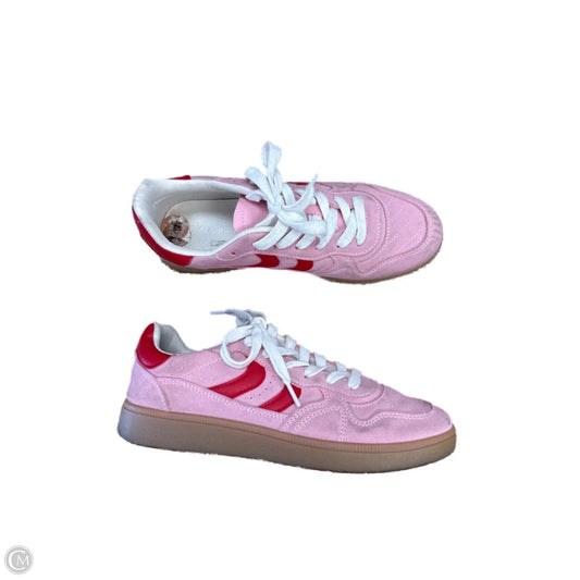 Shoes Sneakers By Madden Girl In Pink & Red, Size: 7.5