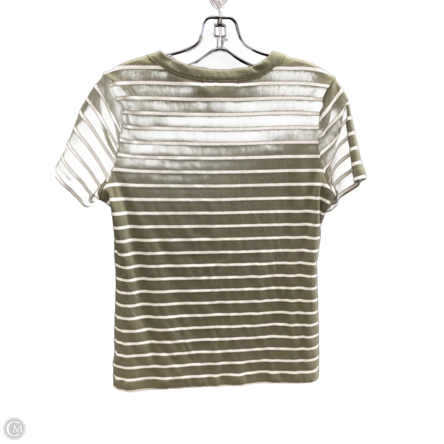 Top Short Sleeve By Sanctuary In Striped Pattern, Size: M