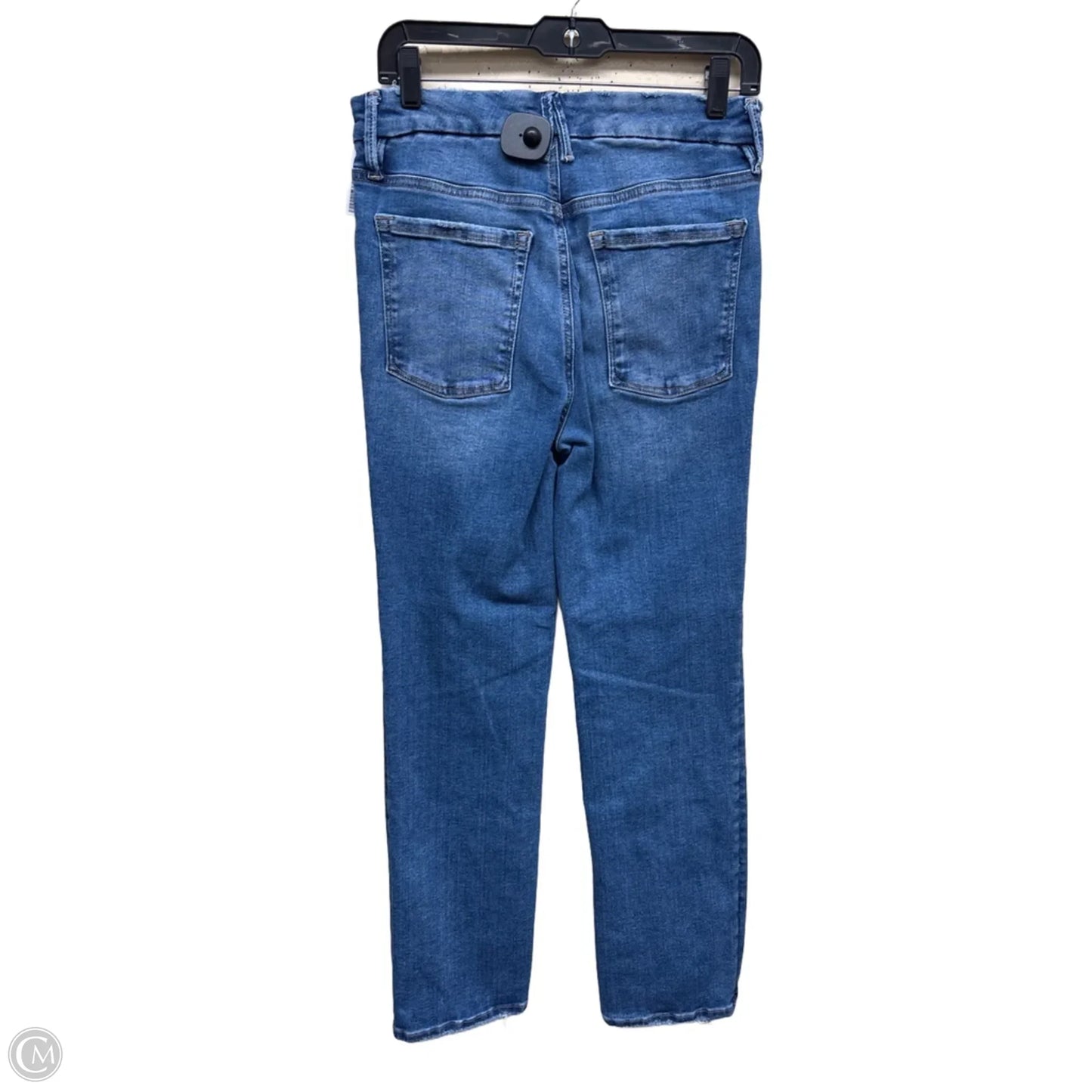 Jeans Straight By Good American In Blue Denim, Size: 6