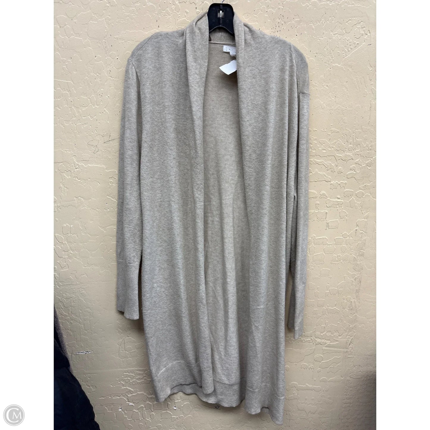 Sweater Cardigan By Leith In Tan, Size: S