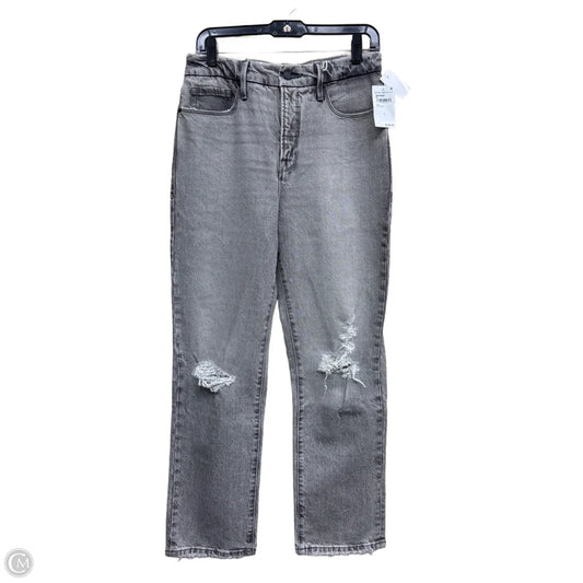 Jeans Straight By Good American In Grey, Size: 6
