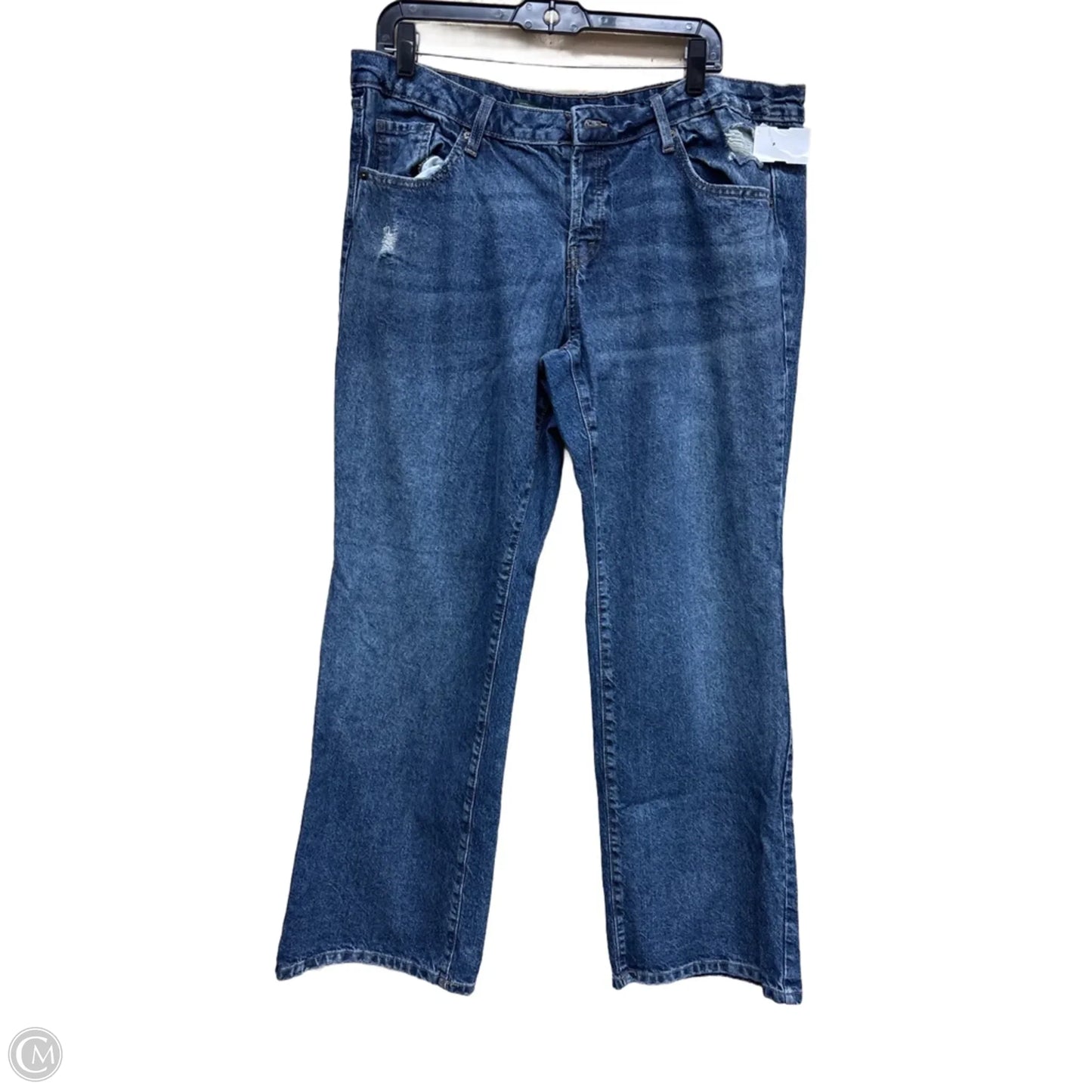 Jeans Straight By Wild Fable In Blue Denim, Size: 16