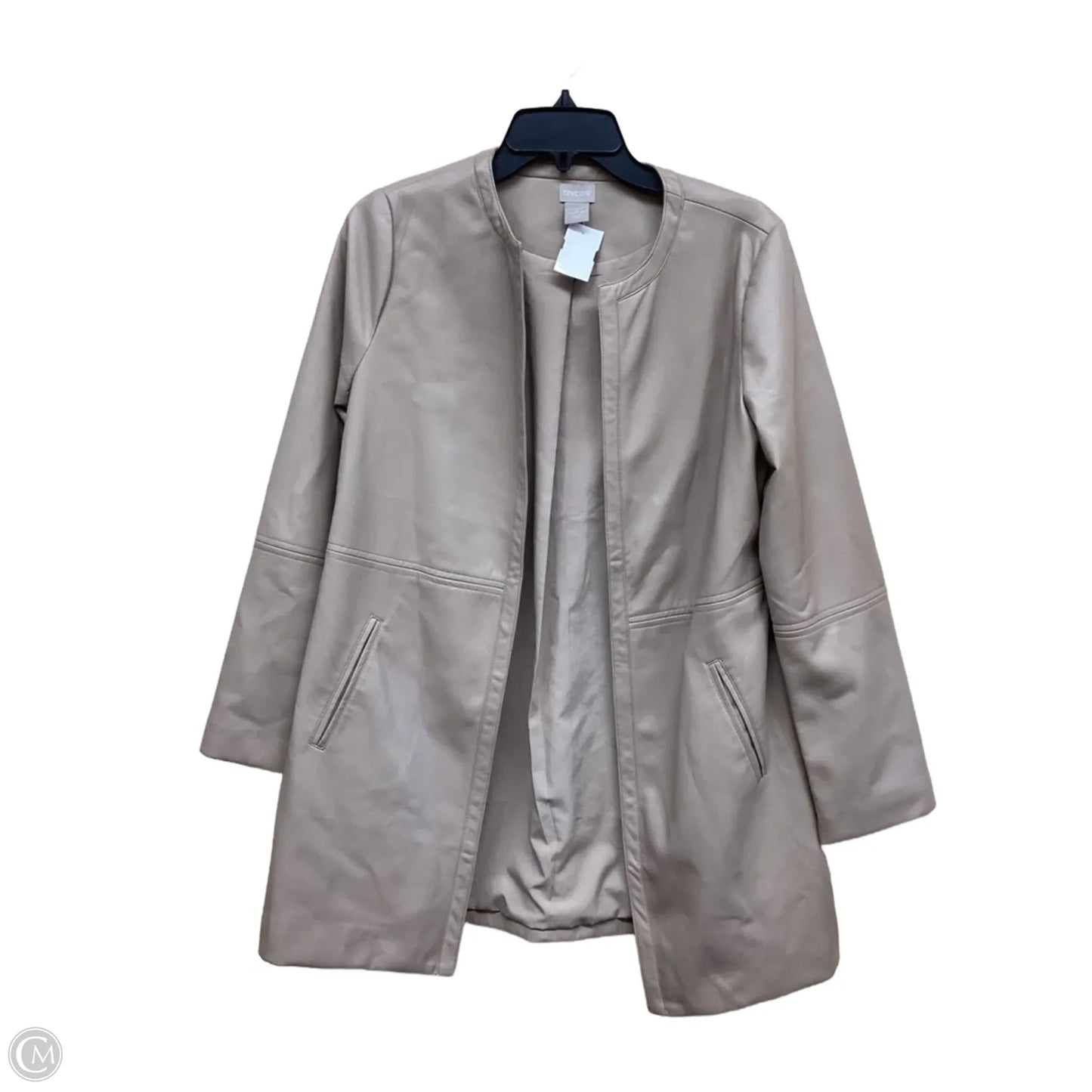 Jacket Other By Chicos In Tan, Size: S