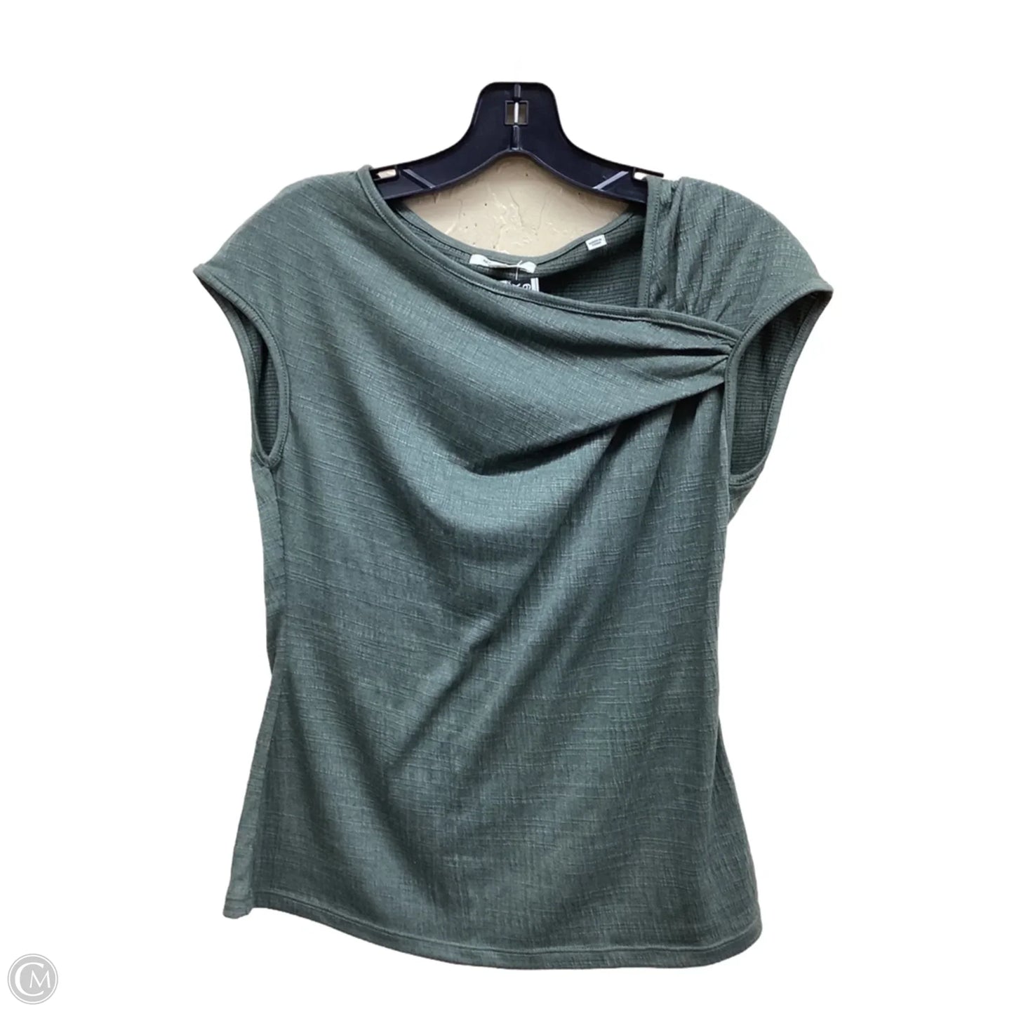Top Short Sleeve By Max Studio In Green, Size: S
