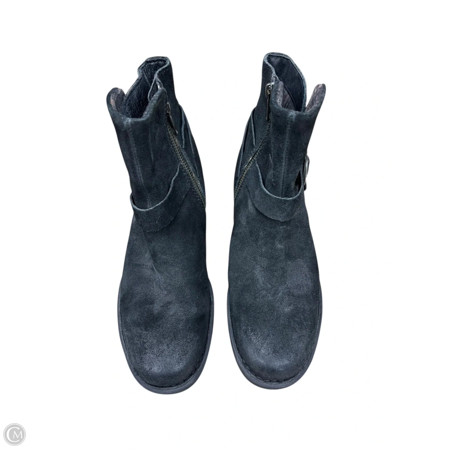 Boots Ankle Flats By Born In Black, Size: 6