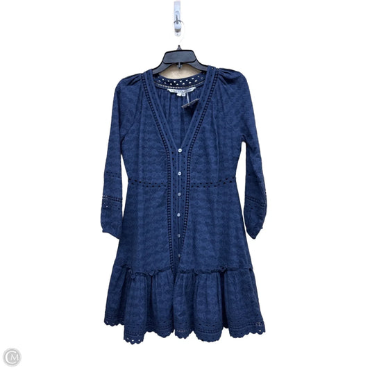 Dress Casual Midi By Veronica Beard In Blue, Size: 6