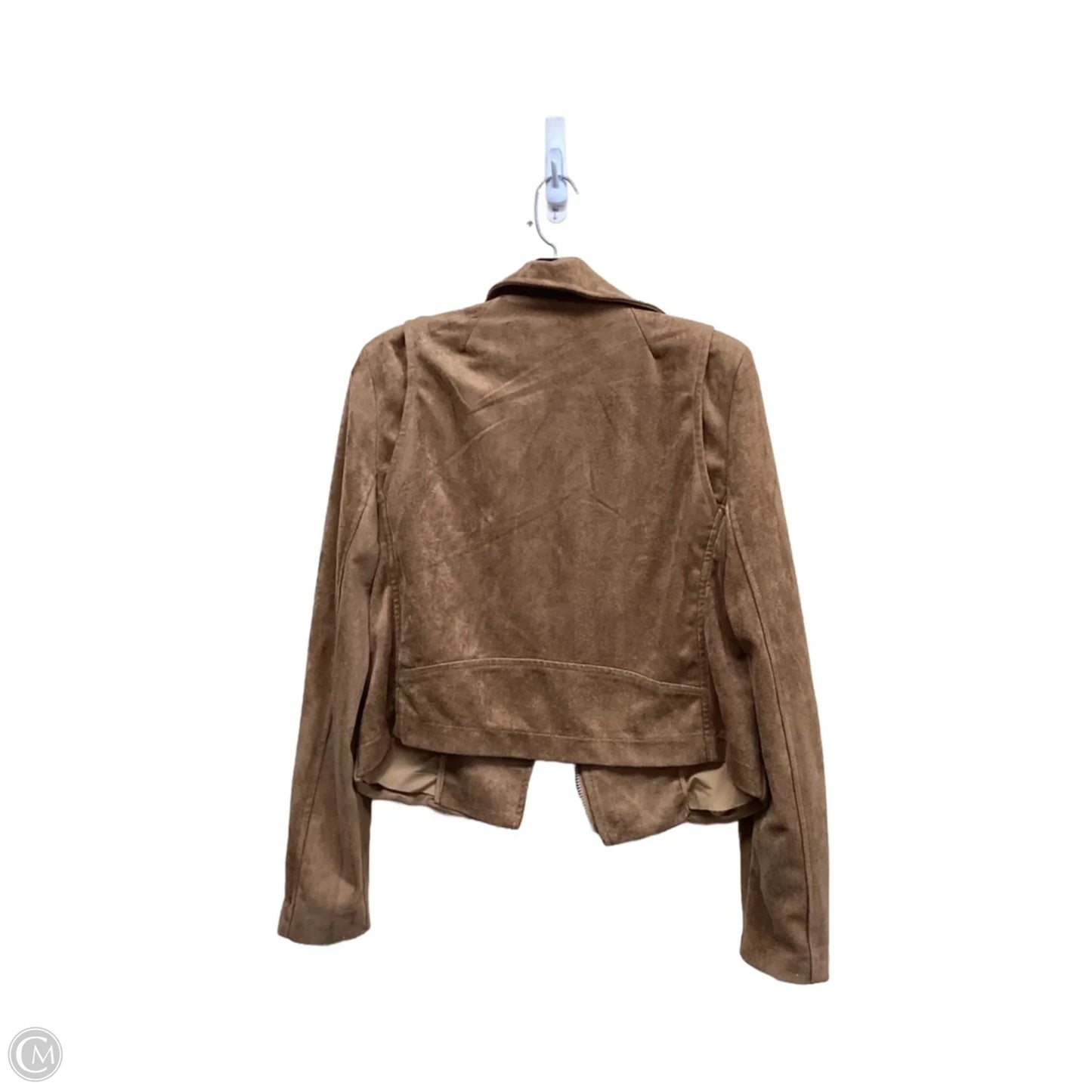 Jacket Moto By Lulus In Brown, Size: M