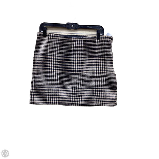 Skirt Mini & Short By H&m In Plaid Pattern, Size: 10