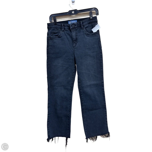 Jeans Straight By Democracy In Black Denim, Size: 4