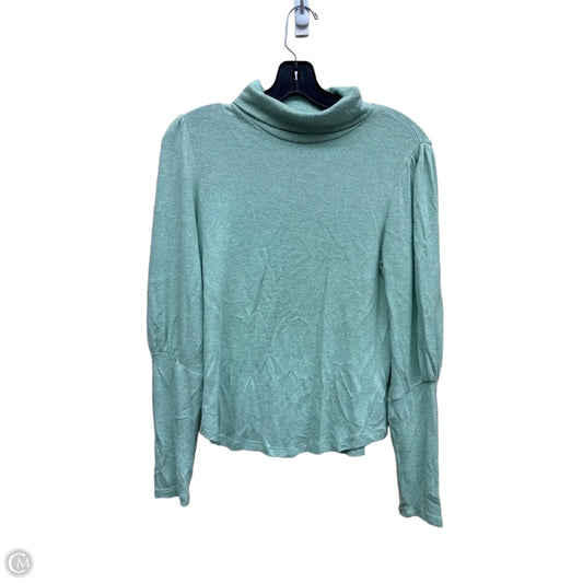 Top Long Sleeve By Anthropologie In Green, Size: Xs