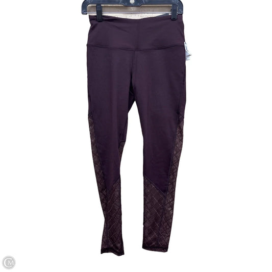 Athletic Leggings By Victorias Secret In Maroon, Size: S