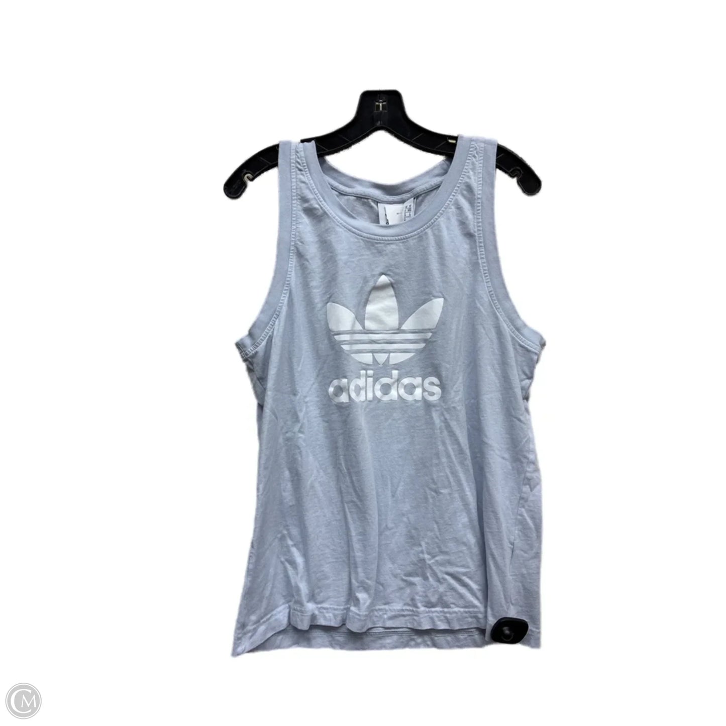 Athletic Tank Top By Adidas In Blue, Size: M