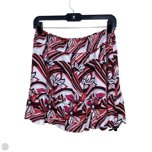 Skirt Mini & Short By Anthropologie In Maroon, Size: S