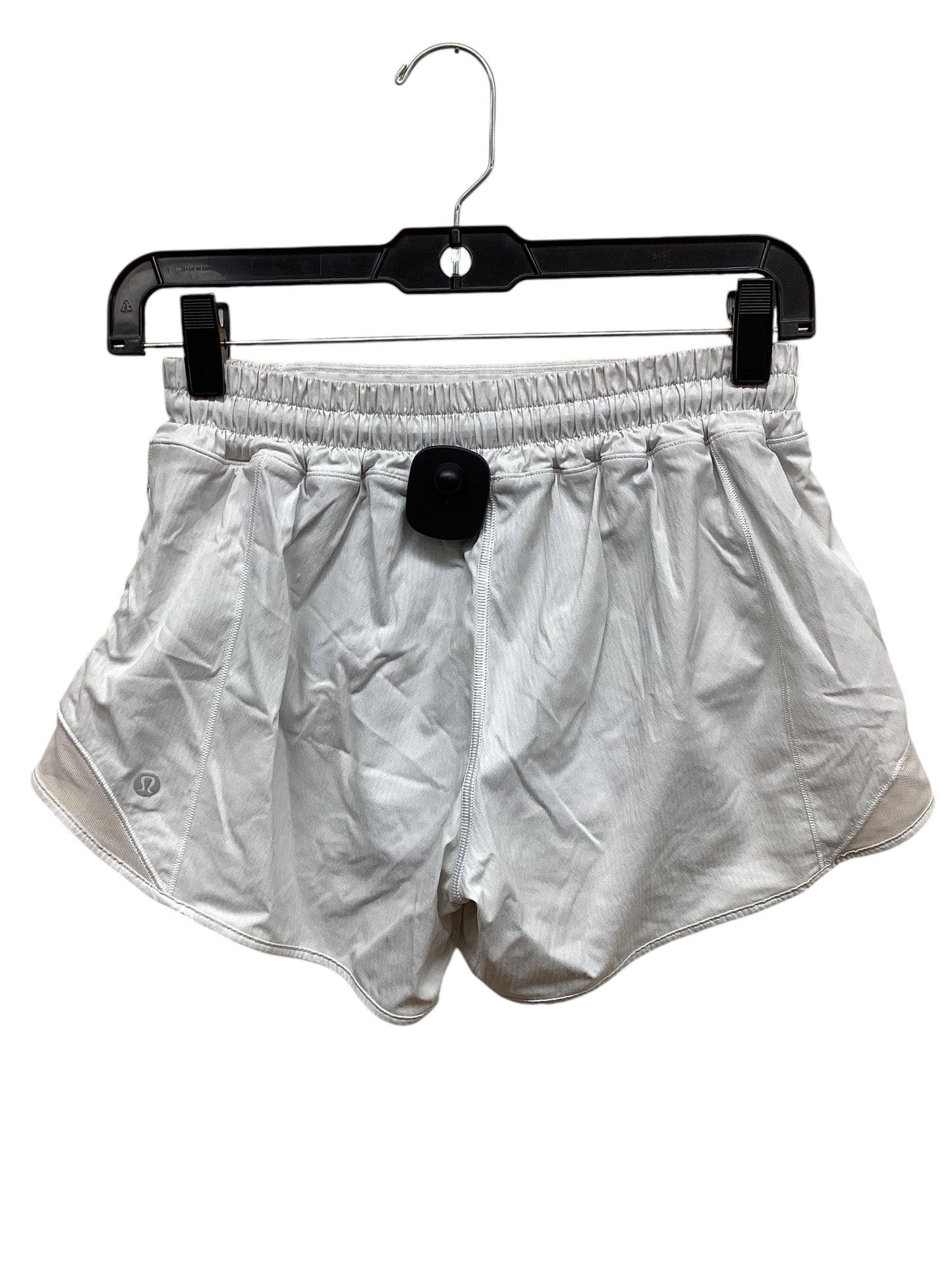 Athletic Shorts By Lululemon In White, Size: 6