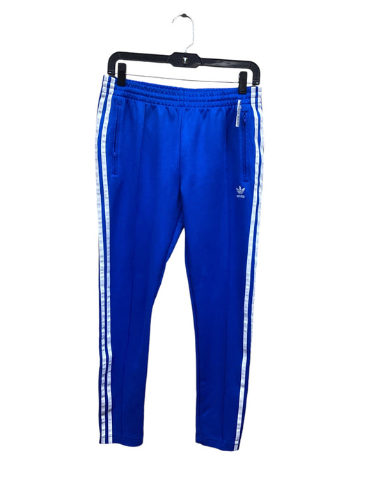 Athletic Pants By Adidas In Blue & White, Size: S