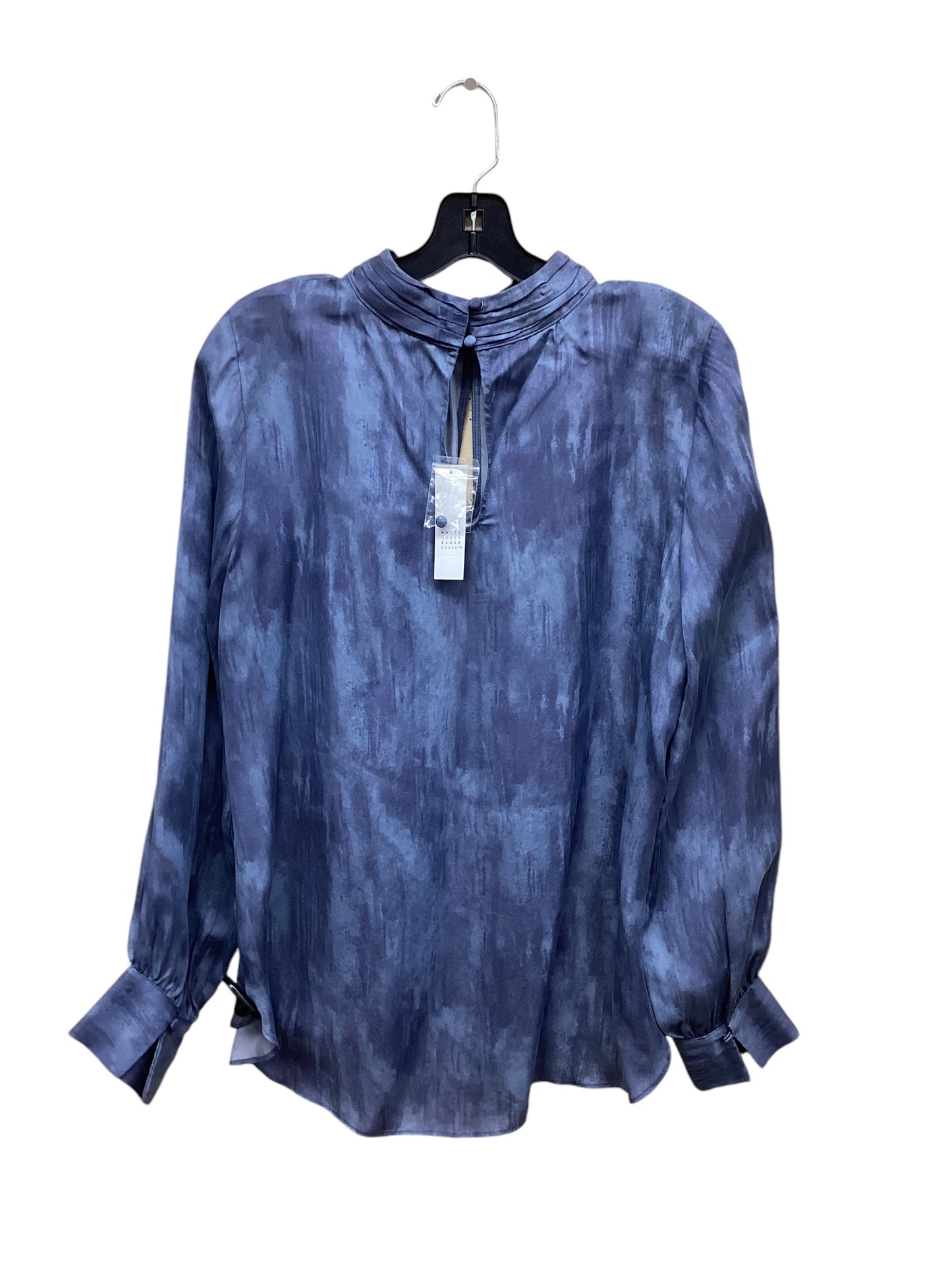 Top Long Sleeve By White House Black Market In Blue, Size: M