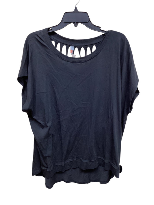 Top Short Sleeve By Mono B In Black, Size: 3x