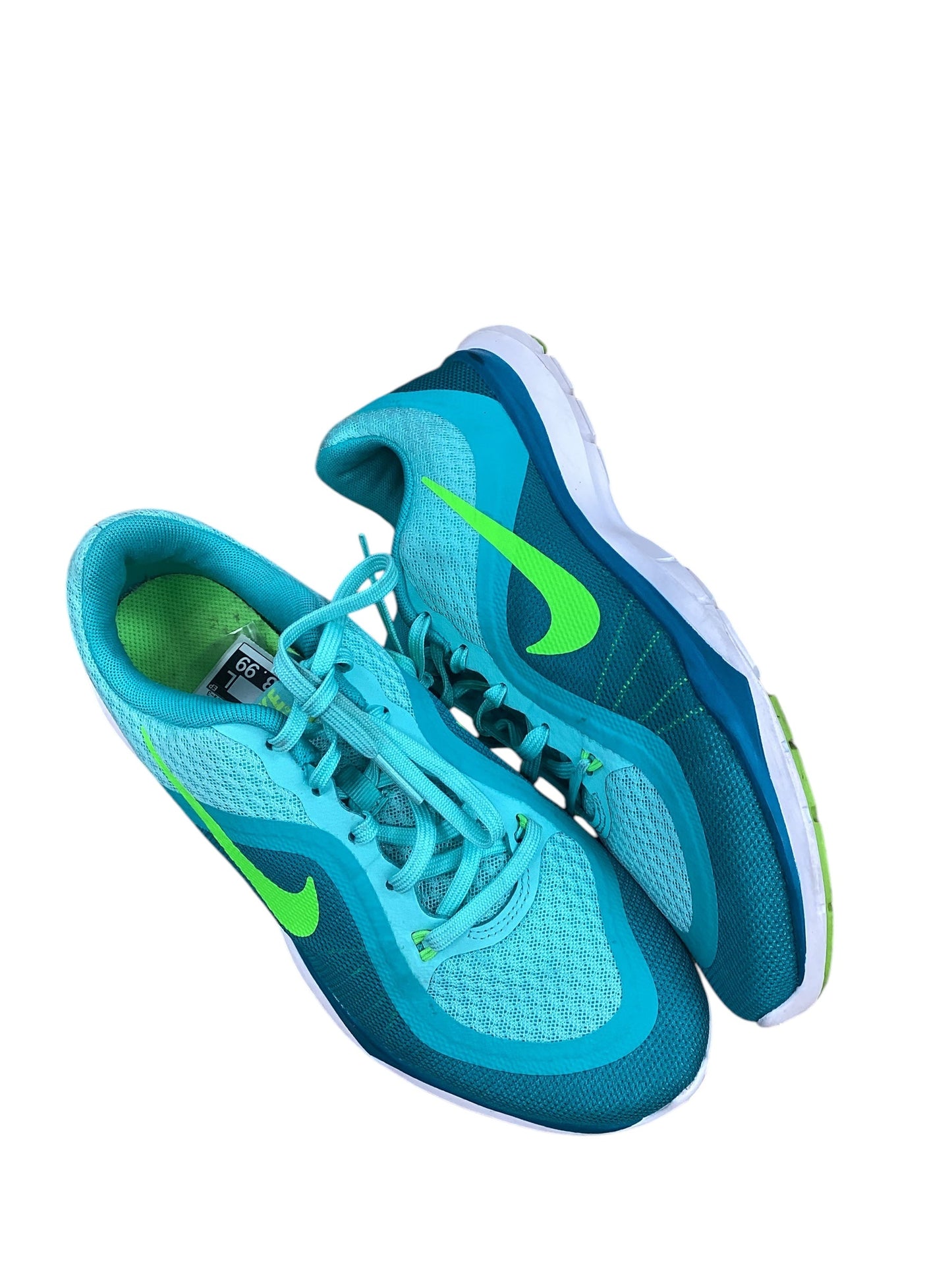 Shoes Athletic By Nike In Green, Size: 8