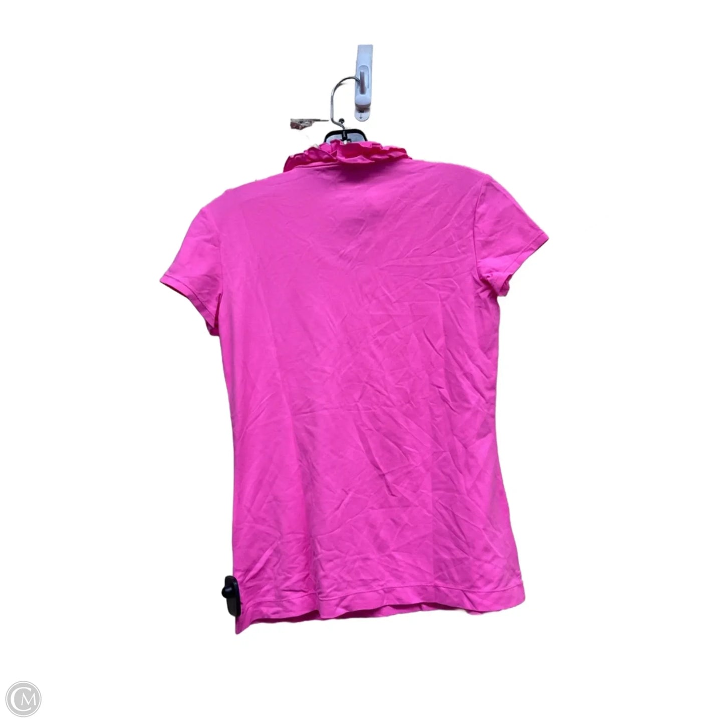 Top Short Sleeve Designer By Lilly Pulitzer In Pink, Size: Xs