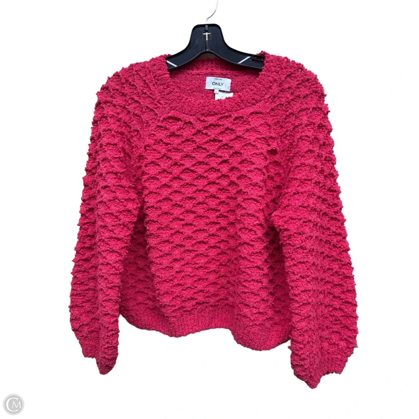 Sweater By Clothes Mentor In Pink, Size: L