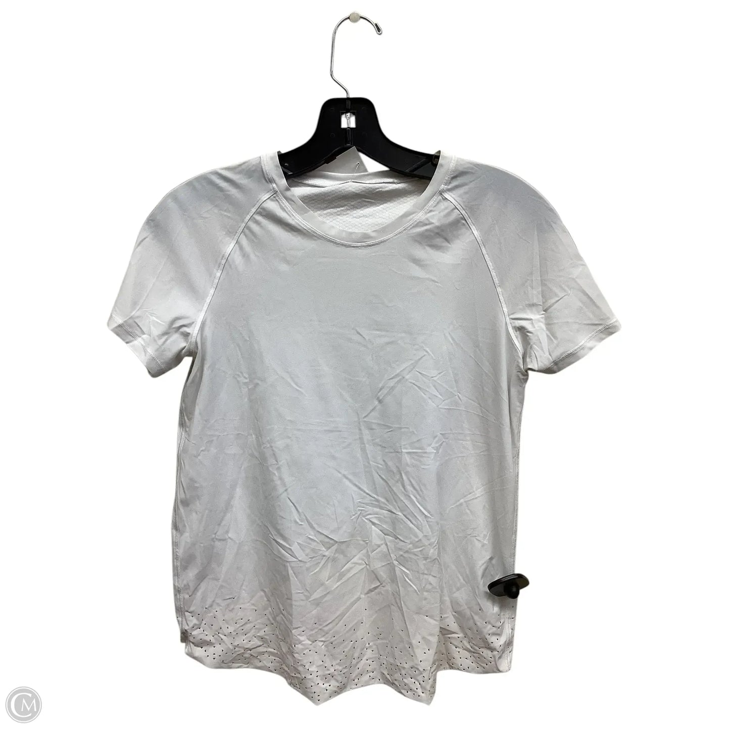Athletic Top Short Sleeve By Lululemon In White
