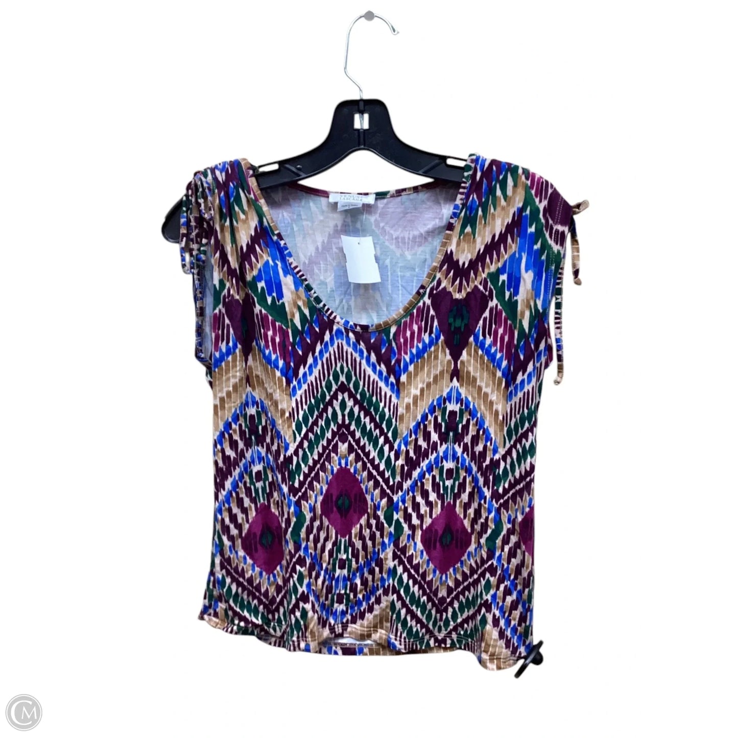 Top Sleeveless By Venus In Multi-colored, Size: S