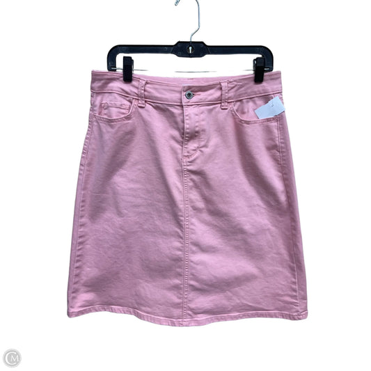 Skirt Midi By Liz Claiborne In Pink, Size: 6