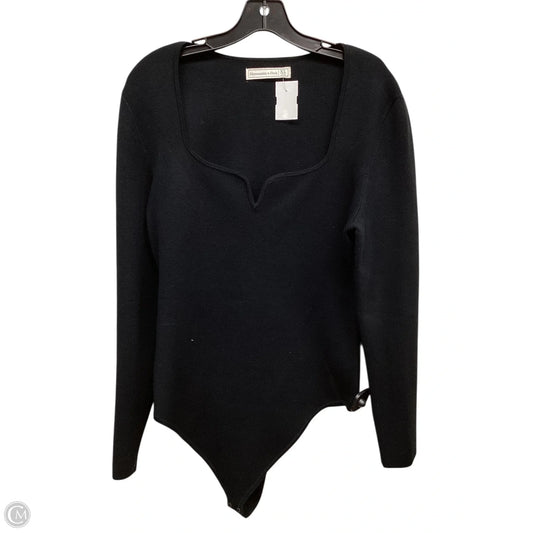 Bodysuit By Abercrombie And Fitch In Black, Size: Xl
