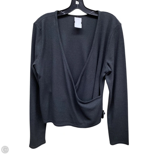 Top Long Sleeve By Aerie In Grey, Size: Xl