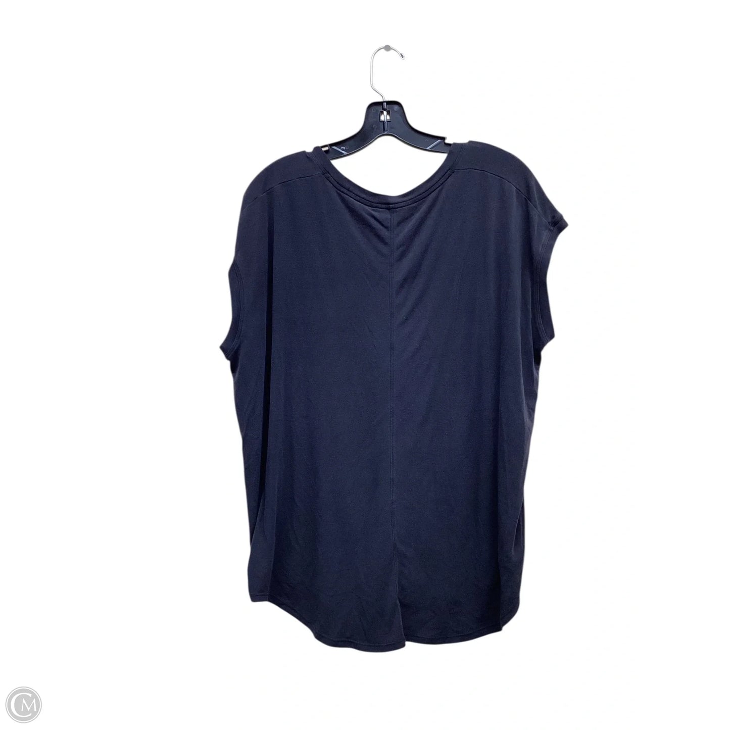 Athletic Top Short Sleeve By Athleta In Grey, Size: L