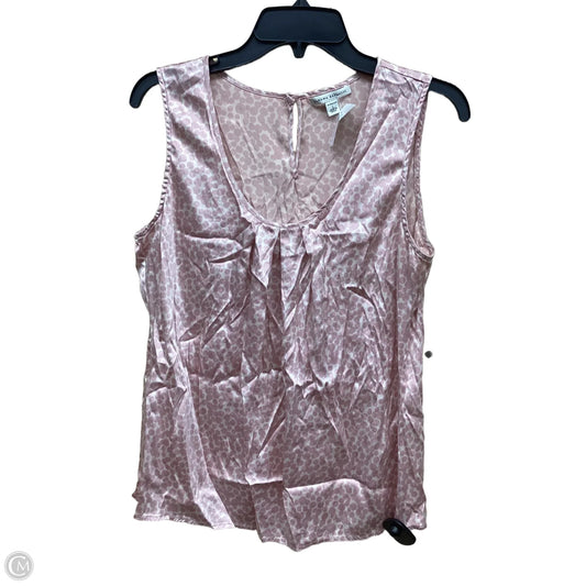 Top Sleeveless By Banana Republic In Pink, Size: L