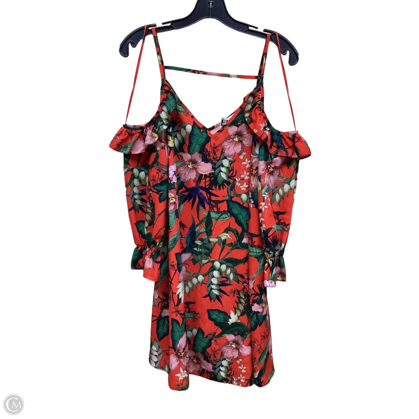 Dress Casual Short By Clothes Mentor In Floral Print, Size: 8