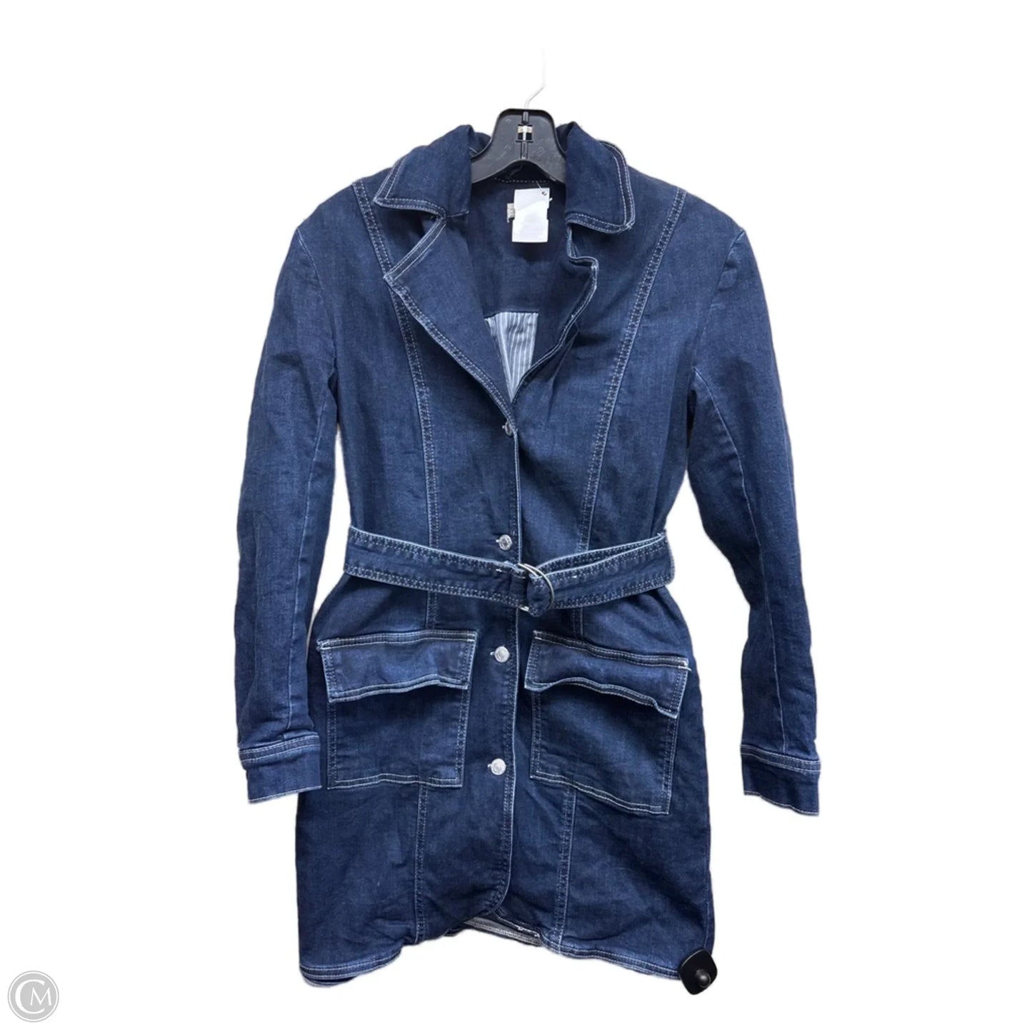 Dress Casual Short By Pilcro In Blue Denim, Size: Xxs