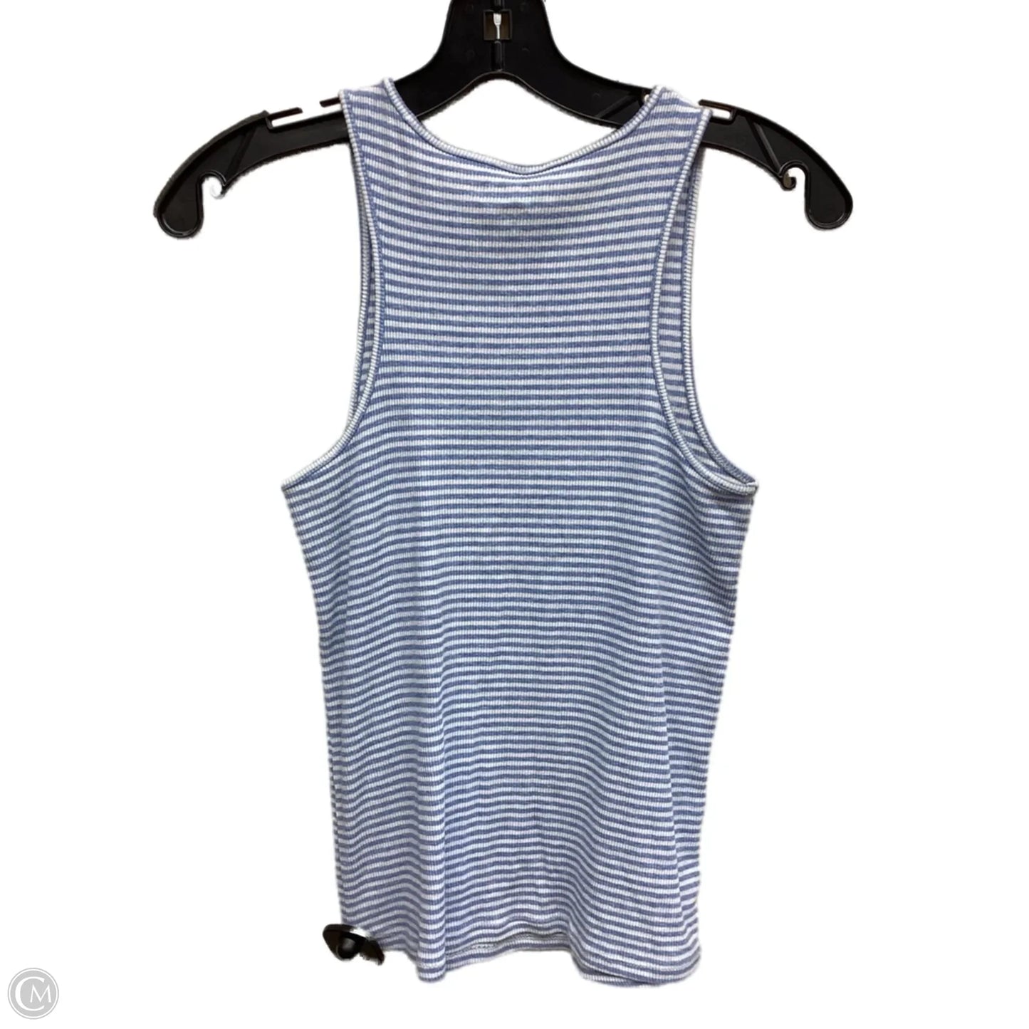 Top Sleeveless By Loft In Striped Pattern, Size: S