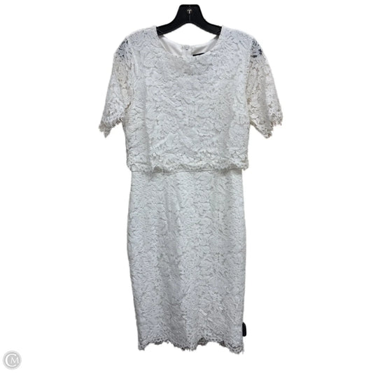 Dress Casual Midi By Lulus In White, Size: M