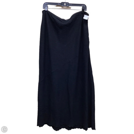 Skirt Maxi By Treasure And Bond In Black, Size: L