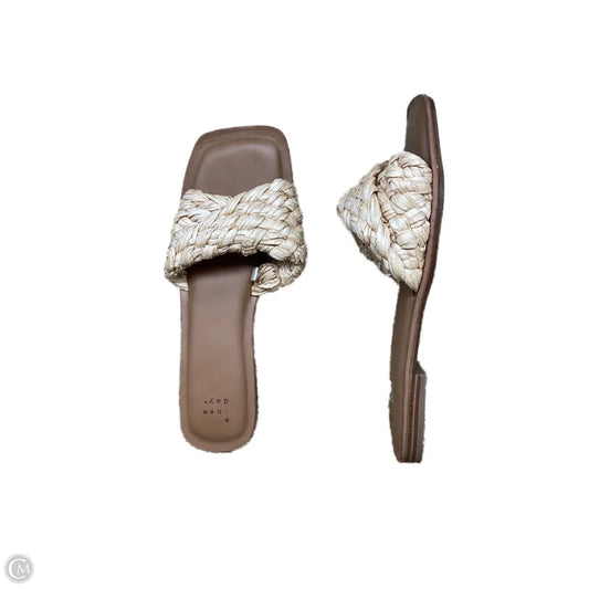 Sandals Flats By A New Day In Tan, Size: 8.5