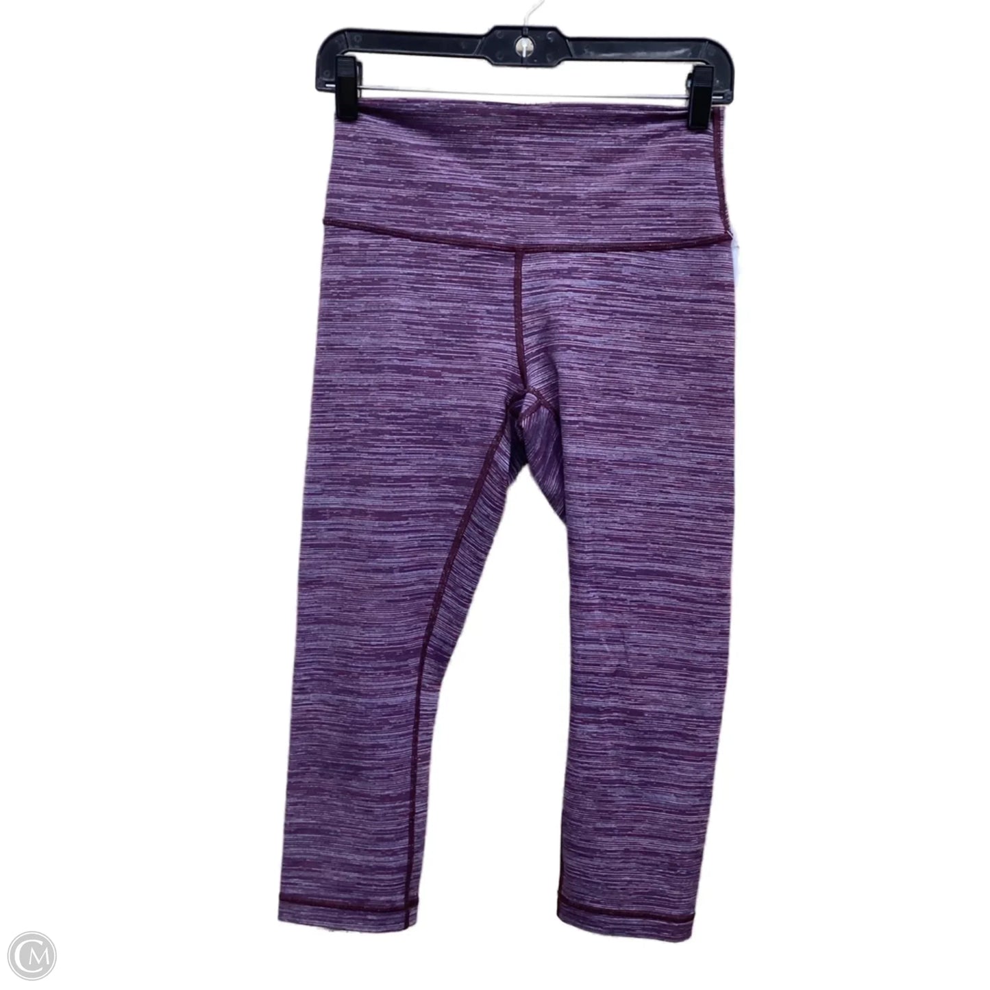 Athletic Capris By Lululemon In Purple, Size: 8