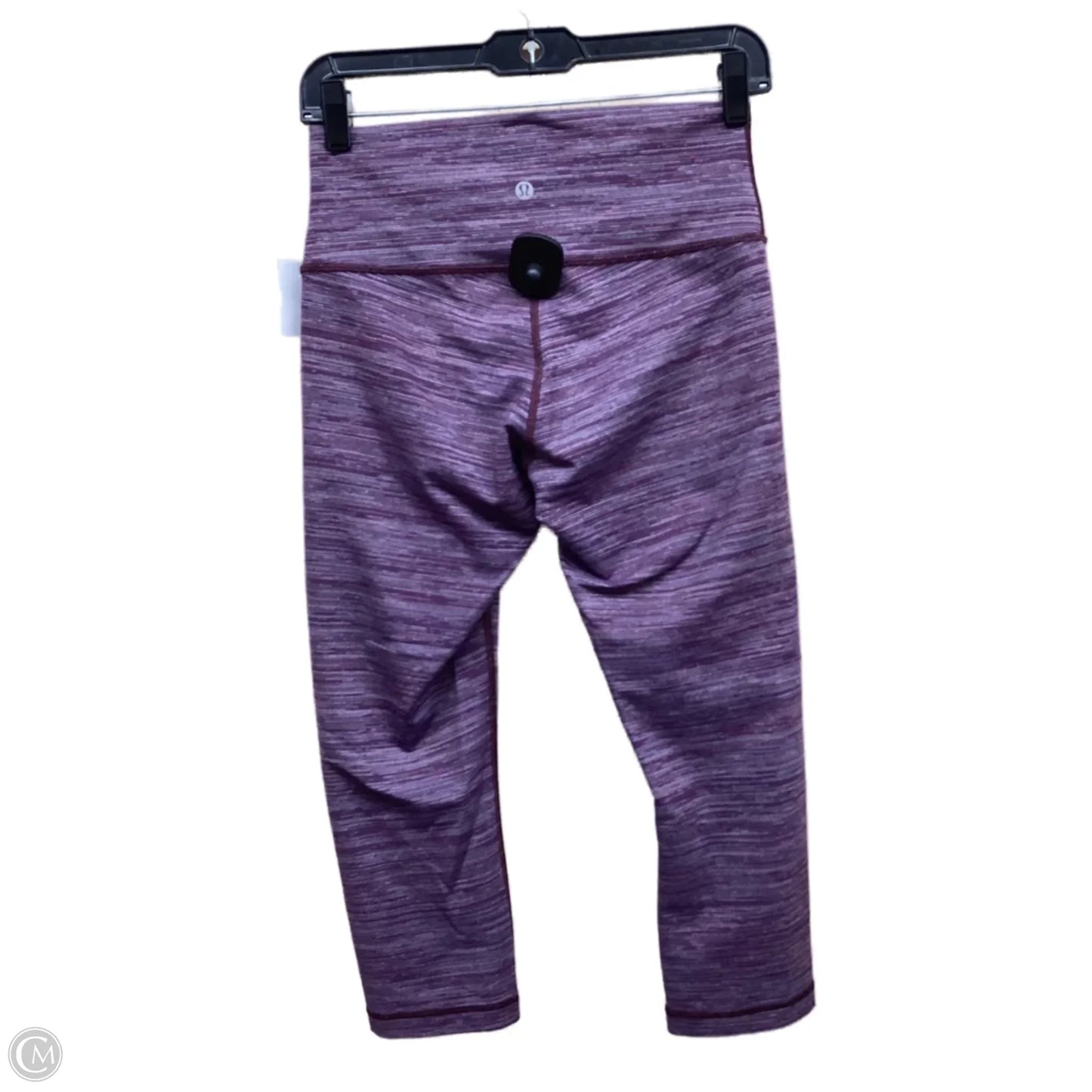 Athletic Capris By Lululemon In Purple, Size: 8
