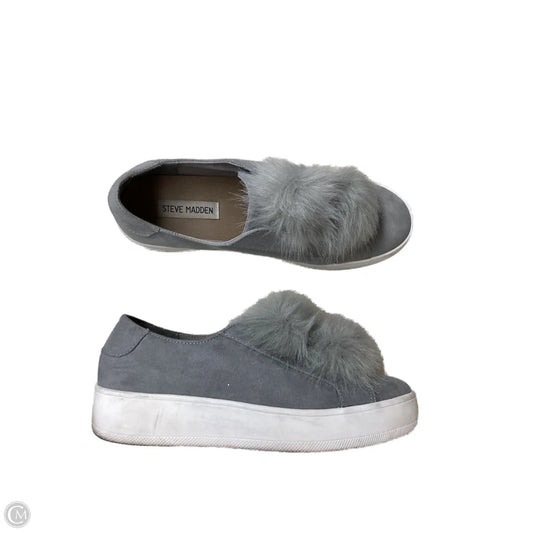 Shoes Sneakers By Steve Madden In Grey, Size: 9.5