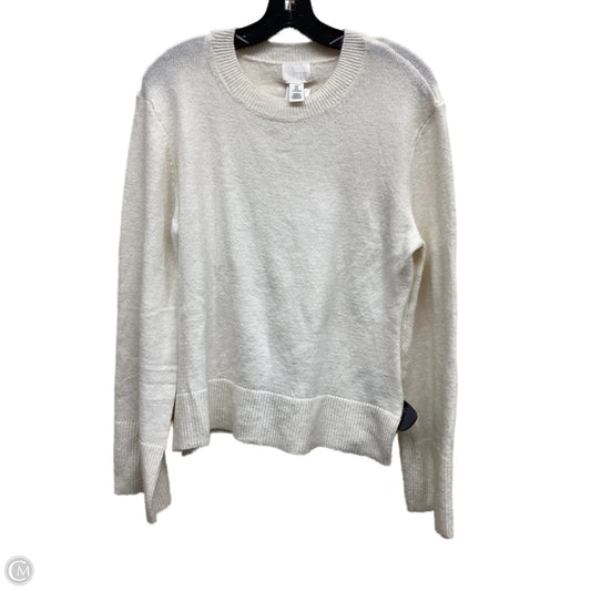Sweater By H&m In White, Size: L