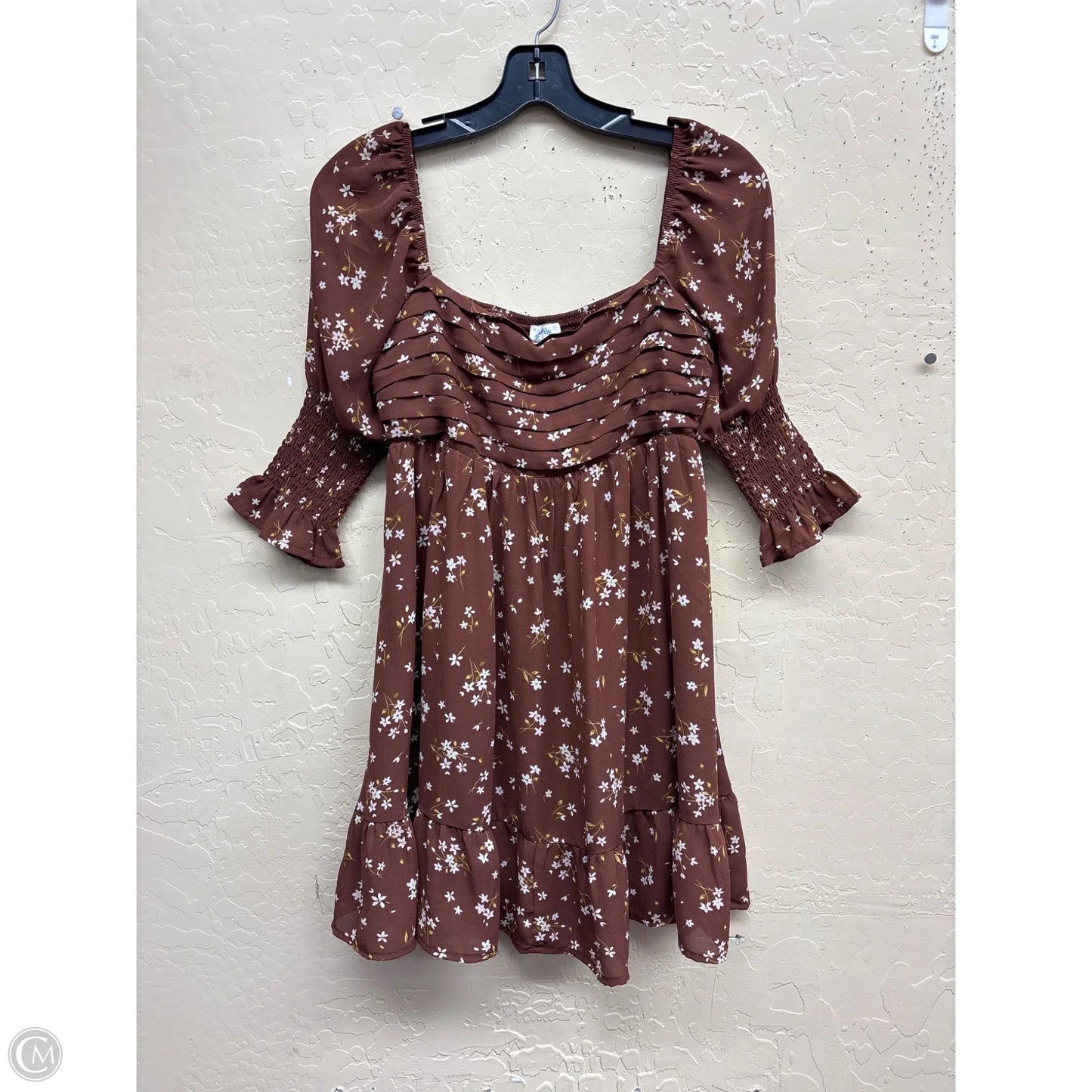 Dress Casual Short By Blue Rain In Floral Print, Size: S