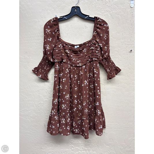 Dress Casual Short By Blue Rain In Floral Print, Size: S