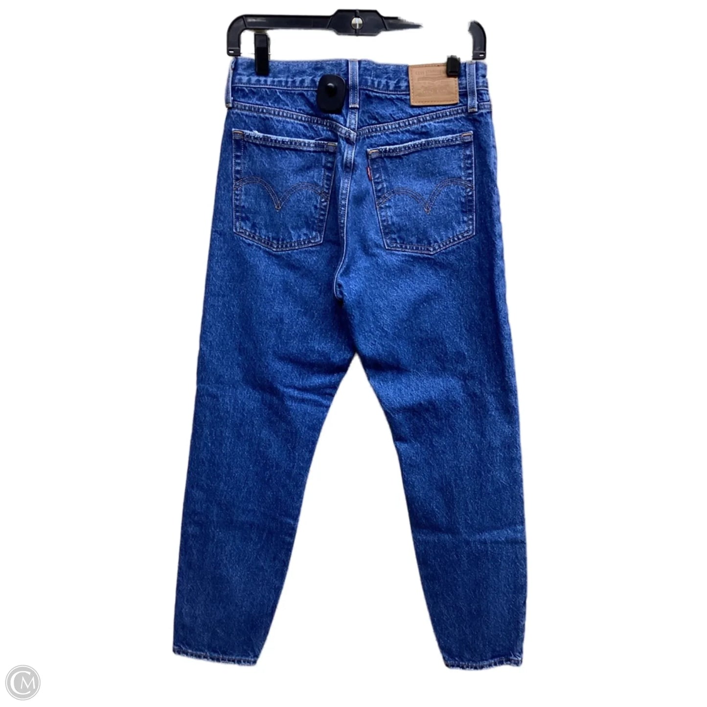 Jeans Straight By Levis In Blue Denim, Size: 4