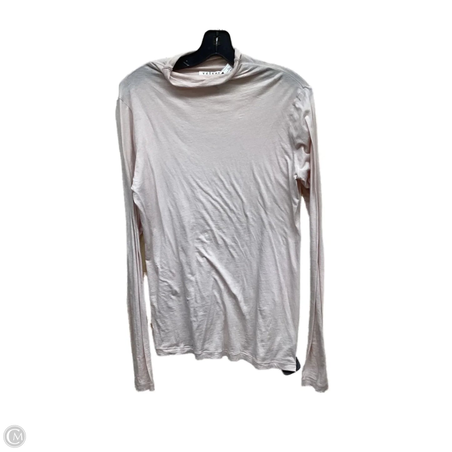 Top Long Sleeve By Velvet In Pink, Size: L