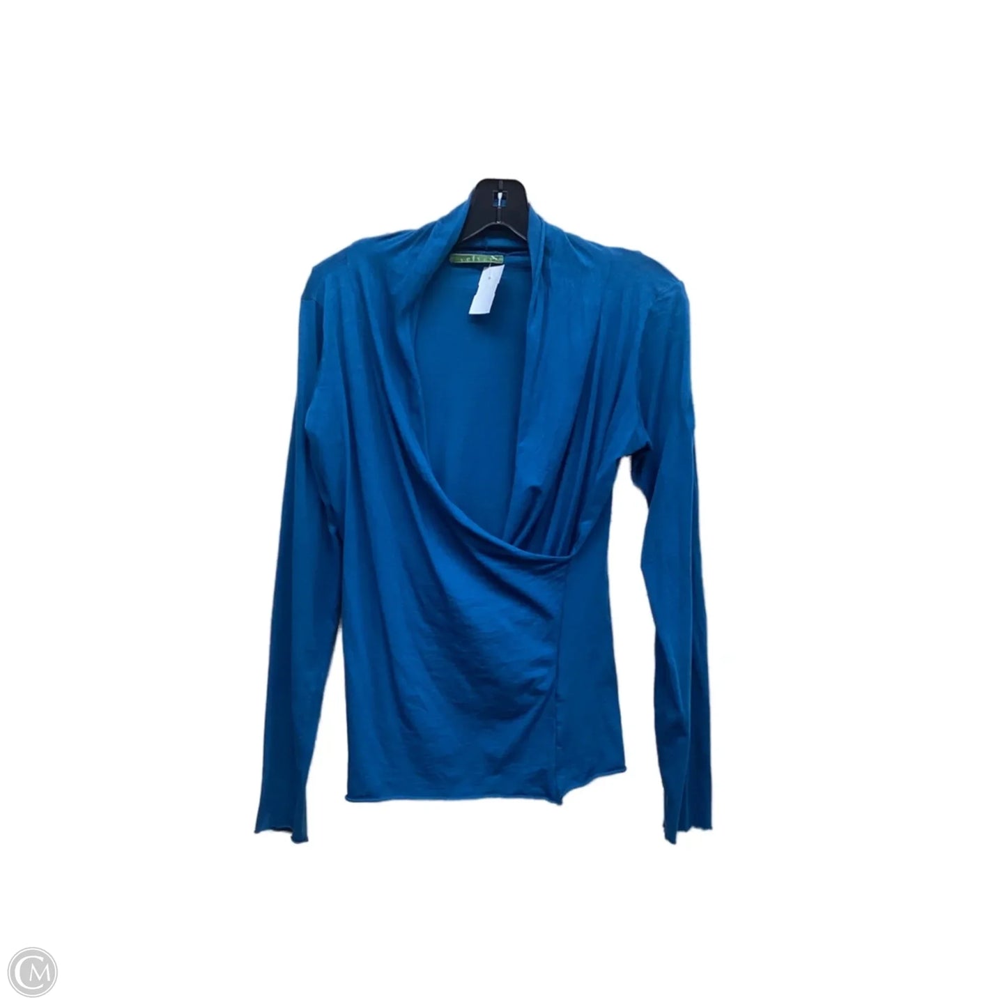 Top Long Sleeve By Velvet In Blue, Size: M