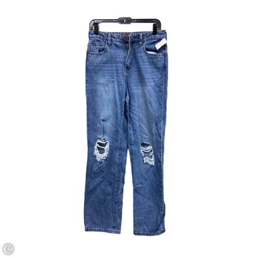 Jeans Straight By Guess In Blue Denim, Size: 6